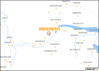 map of Maksimenki