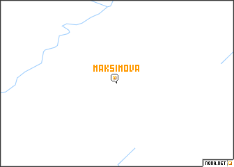 map of Maksimova