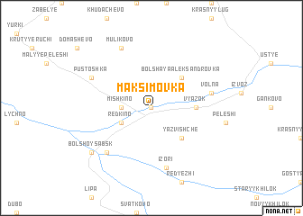 map of Maksimovka