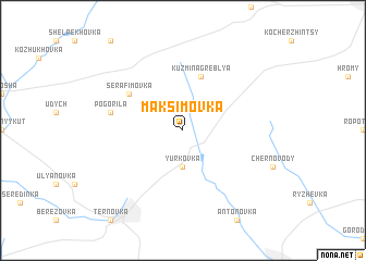 map of Maksimovka