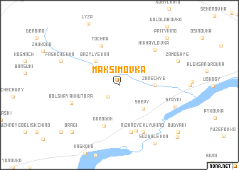 map of Maksimovka