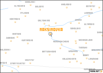 map of Maksimovka