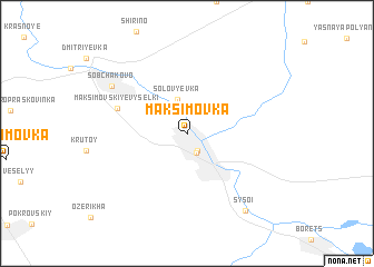 map of Maksimovka