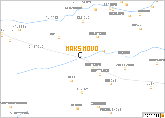 map of Maksimovo