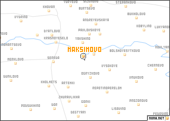 map of Maksimovo