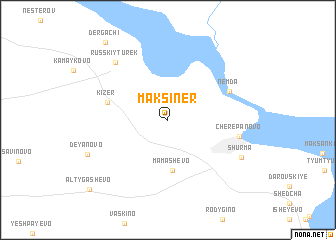 map of Maksiner\