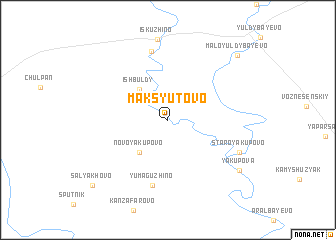 map of Maksyutovo