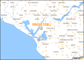map of Makuetebli