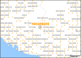 map of Makumbura