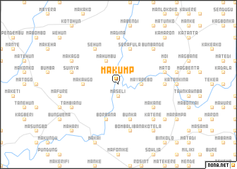 map of Makump