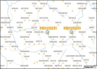 map of Makuseri
