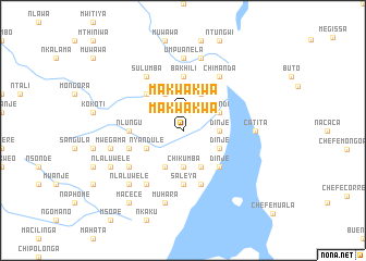 map of Makwakwa