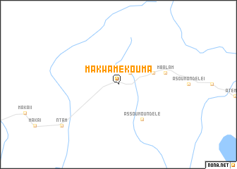 map of Makwamékouma