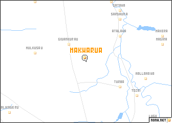 map of Makwarua