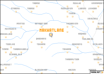 map of Makwatlane