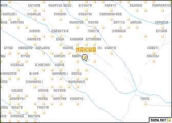 map of Makwa