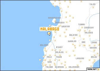 map of Malabago