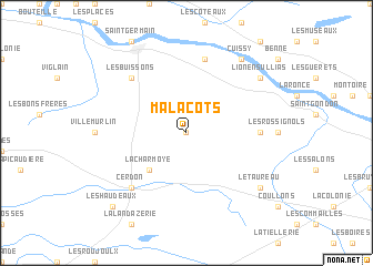 map of Malacots