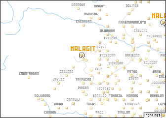 map of Malag-it