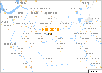 map of Malagon