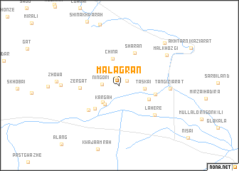 map of Malagrān