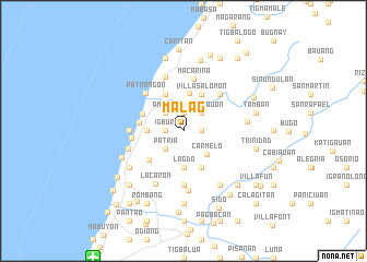 map of Malag