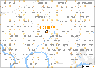 map of Malaise