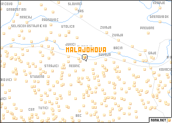 map of Mala Johova