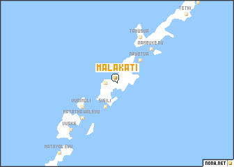 map of Malakati
