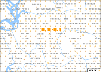 map of Mālākhola