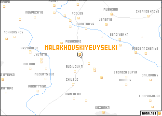 map of Malakhovskiye Vyselki