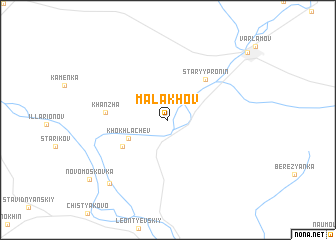 map of Malakhov