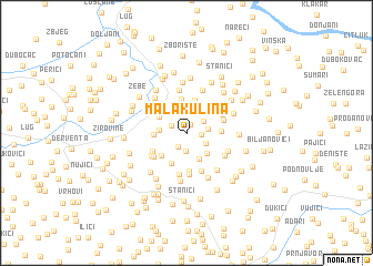 map of Mala Kulina