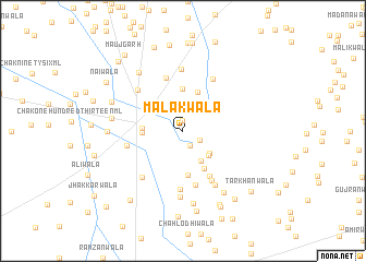 map of Malakwāla
