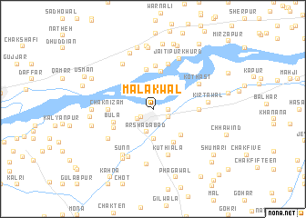 map of Malakwāl