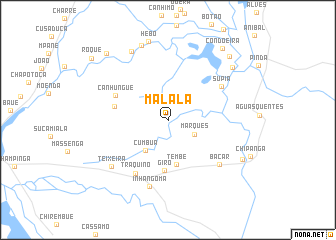 map of Malala