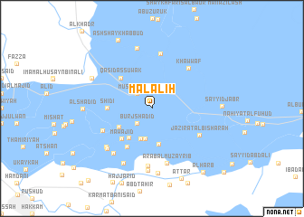 map of Malāliḩ
