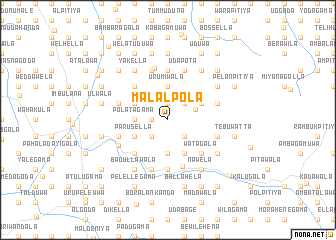 map of Malalpola