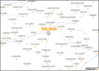 map of Malamai