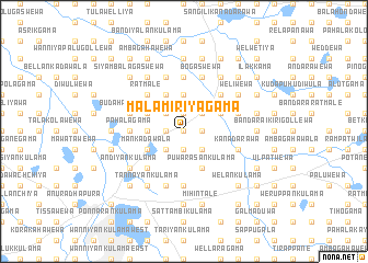 map of Malamiriyagama