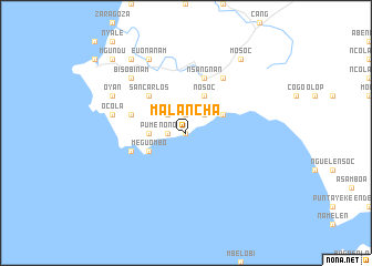 map of Malancha