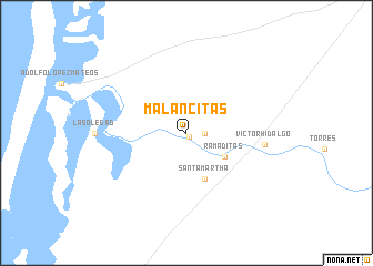 map of Malancitas