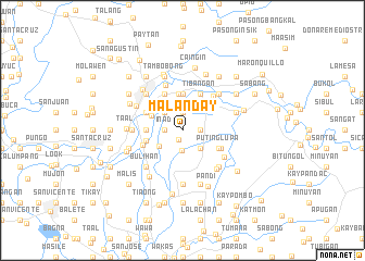 map of Malanday