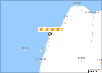 map of Malanggong