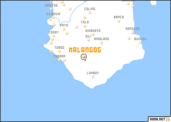 map of Malangog