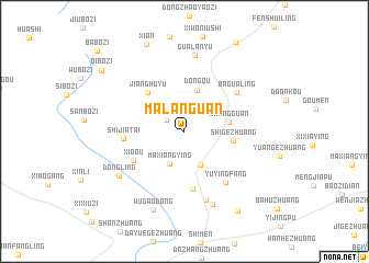 map of Malanguan