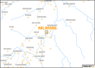 map of Malannao