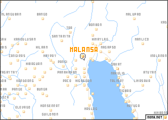 map of Malansa