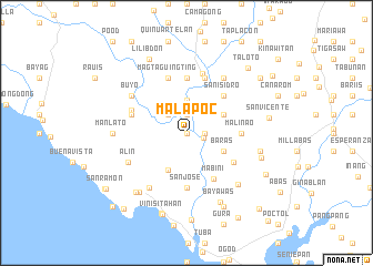 map of Malapoc