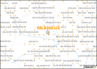 map of Malaqueijo